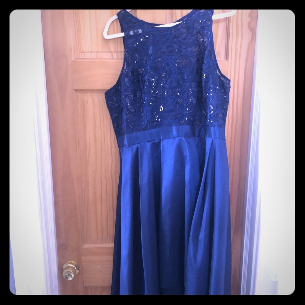 Royal blue dress